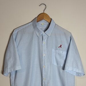 Tuskwear Alabama Seersucker Button Up Shirt Medium